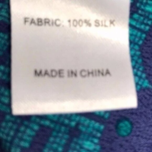 Annie Griffin 100% silk button-Down blouse top Size XS - Picture 8 of 8